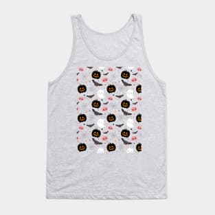 Halloween cute pink pattern Tank Top